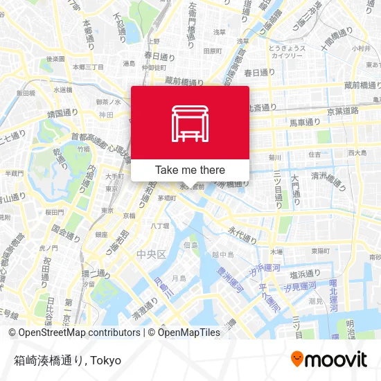 箱崎湊橋通り map