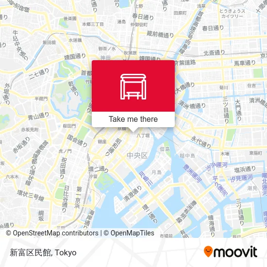 新富区民館 map
