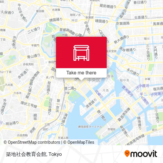 築地社会教育会館 map