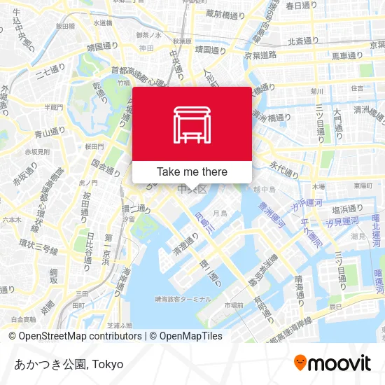 あかつき公園 map