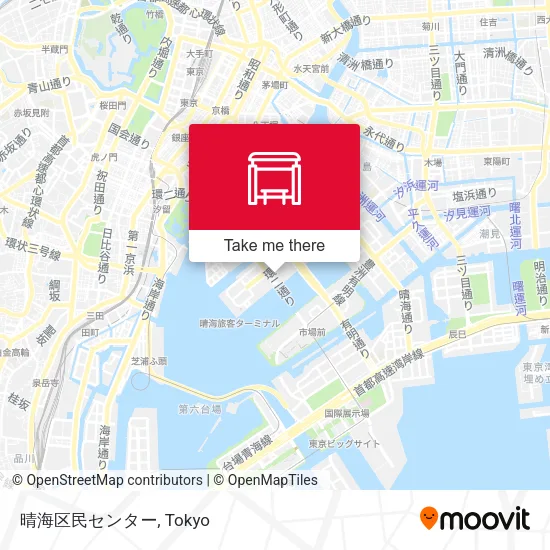 晴海区民センター map