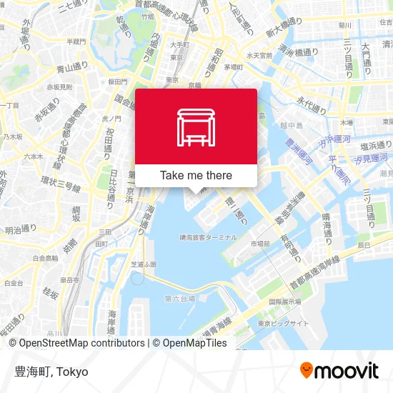 豊海町 map