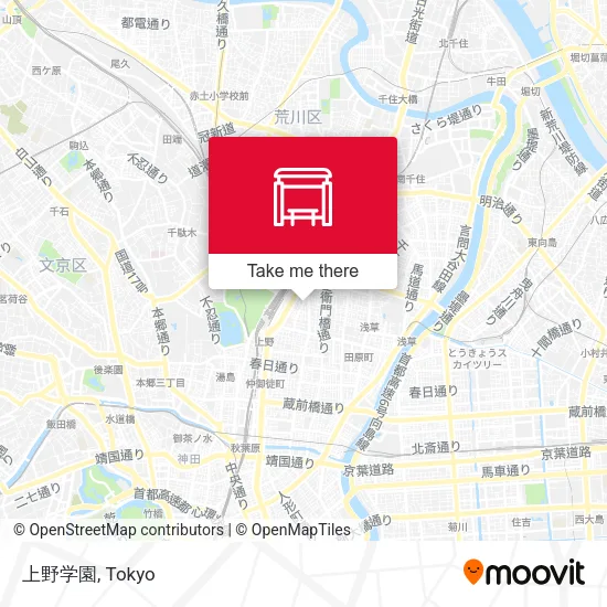 上野学園 map