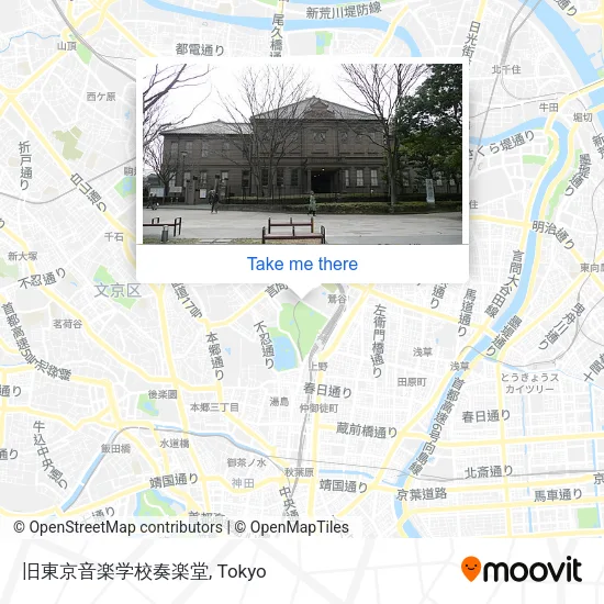 Old Tokyo Music School Concert Hall map