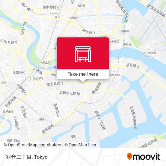 観音二丁目 map