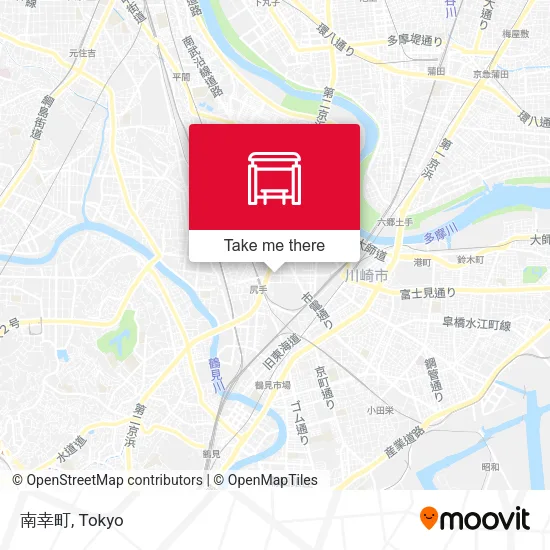 南幸町 map