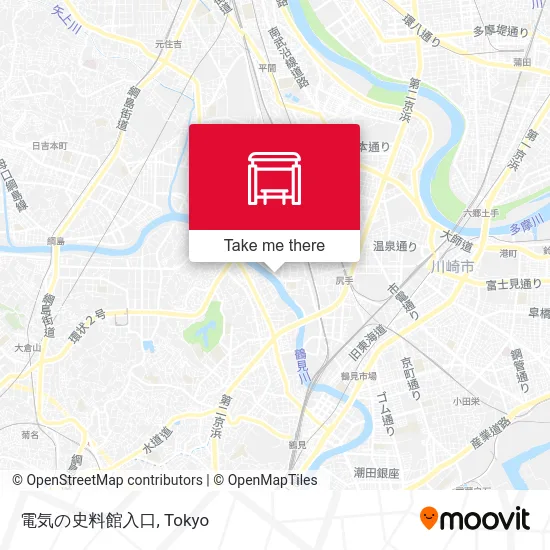 電気の史料館入口 map