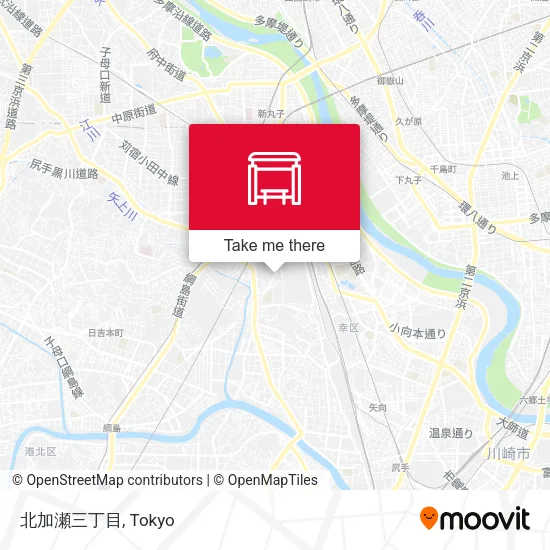 Kita-Kase 3-chome map