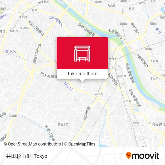 Ida Sugiyama-cho map