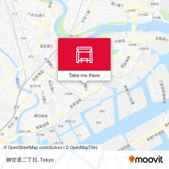 鋼管通二丁目 map