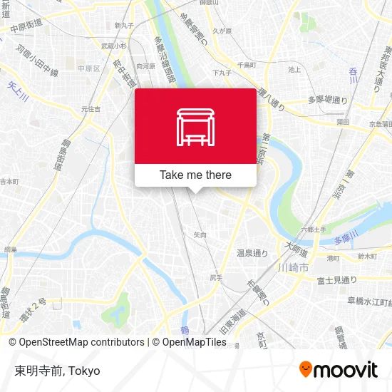 Tomyoji Temple Front map