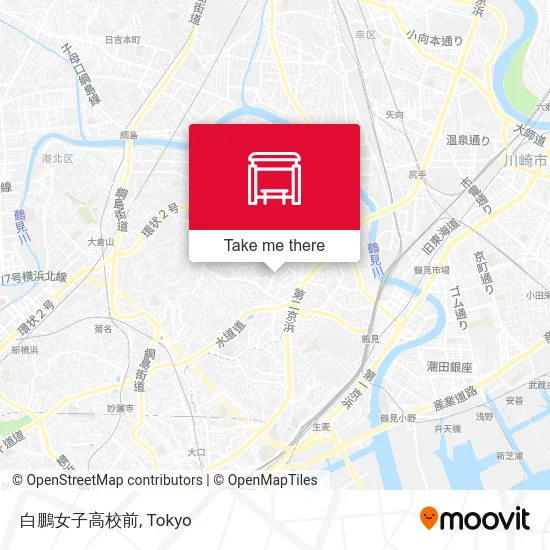 Hakuho Girls High School map