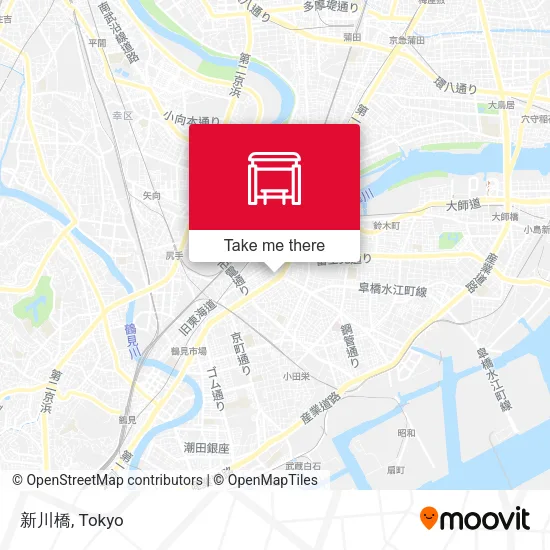 新川橋 map