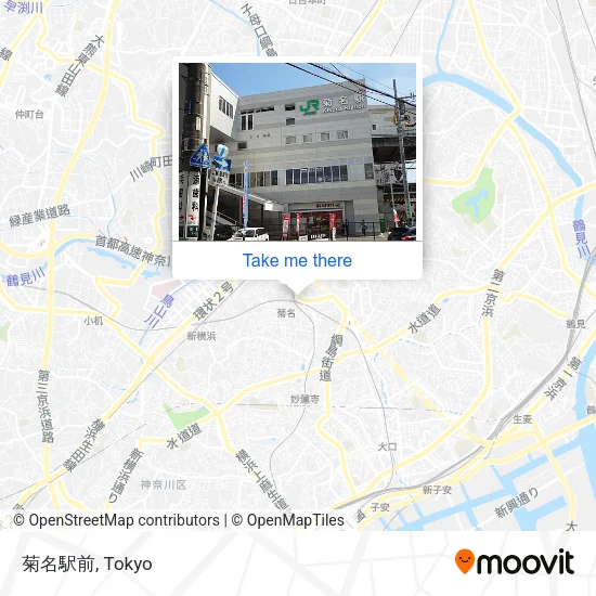 菊名駅前 map