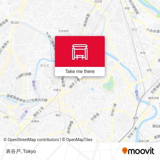 表谷戸 map