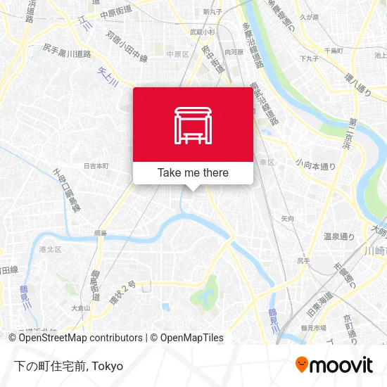 下の町住宅前 map