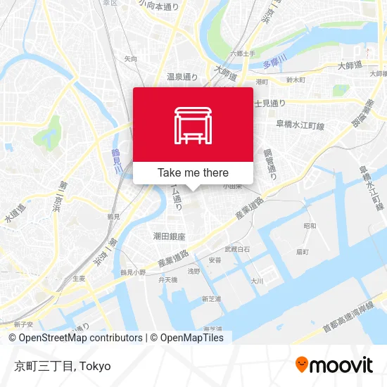 Kyomachi 3-chome map