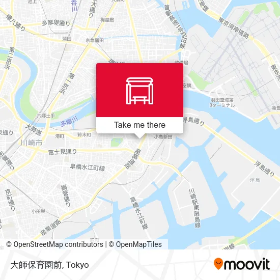 大師保育園前 map