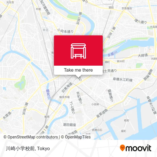 川崎小学校前 map