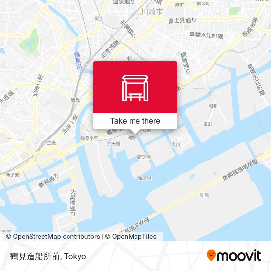 鶴見造船所前 map