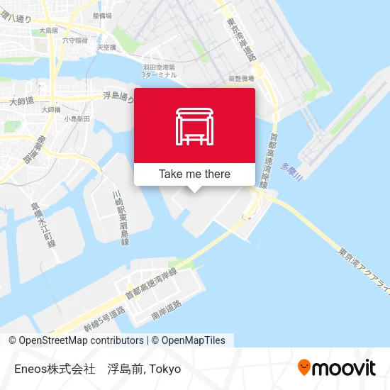 Eneos株式会社　浮島前 map