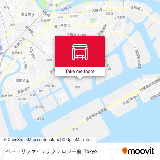 ペットリファインテクノロジー前 map