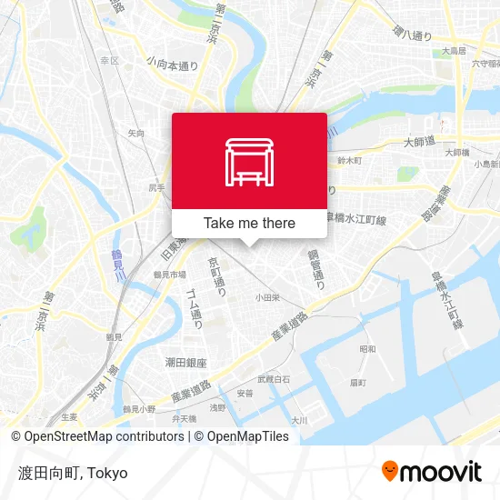 渡田向町 map