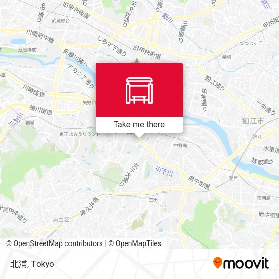 北浦 map