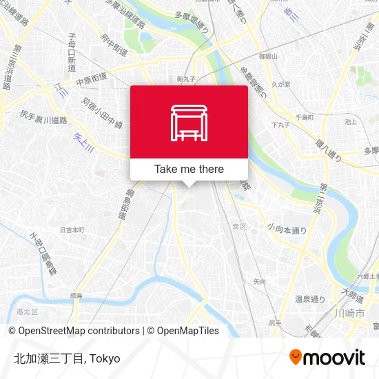 北加瀬三丁目 map