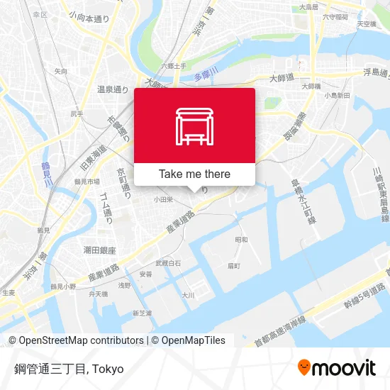 鋼管通三丁目 map