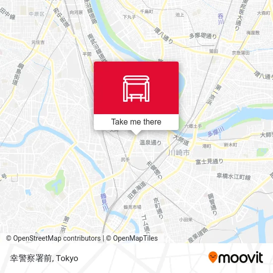 幸警察署前 map