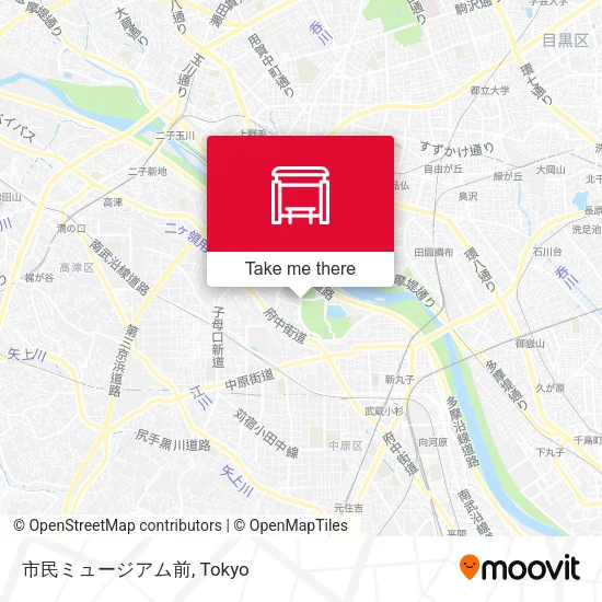 市民ミュージアム前 map