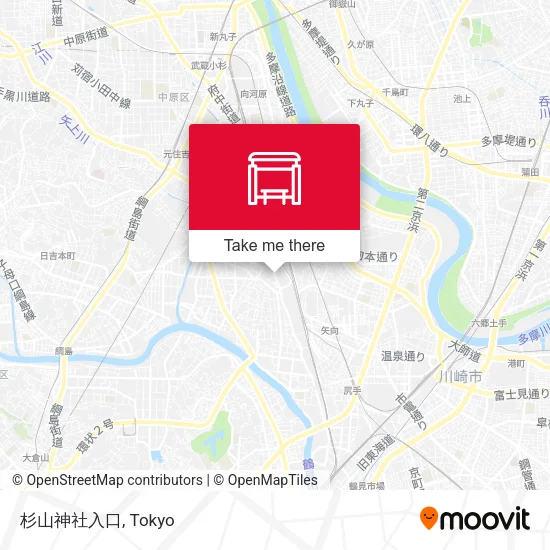 Sugiyama Shrine Entrance map