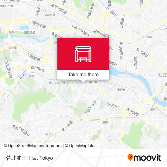 菅北浦三丁目 map