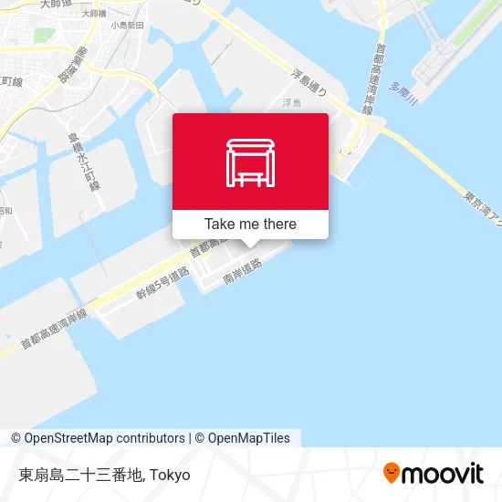 東扇島二十三番地 map