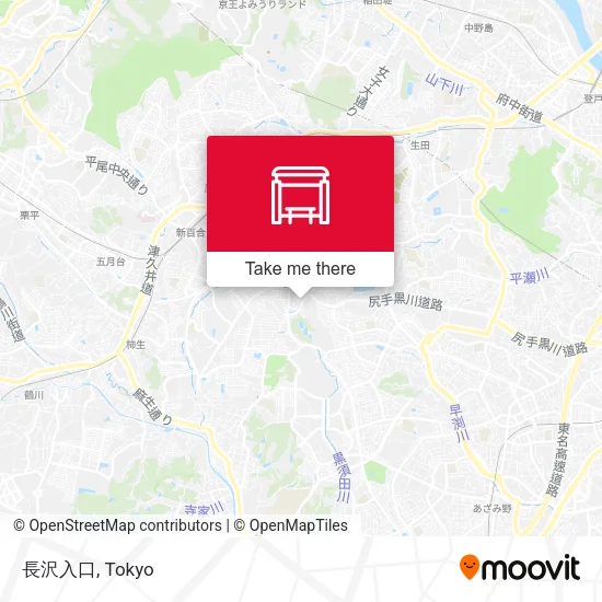 長沢入口 map