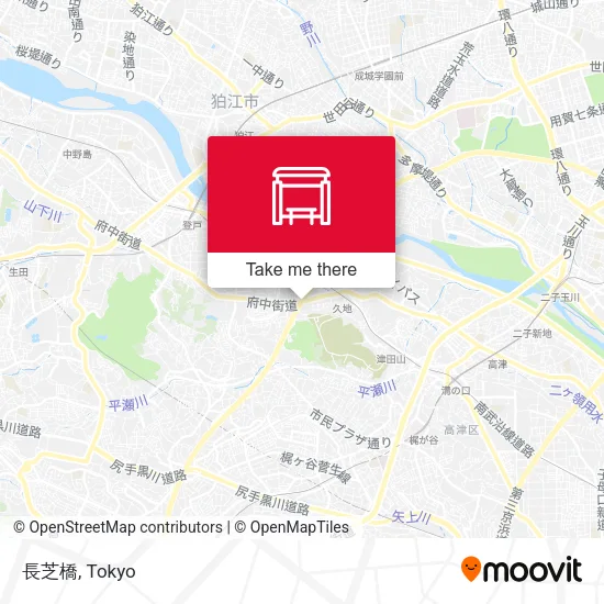 Nagashiba Bridge map