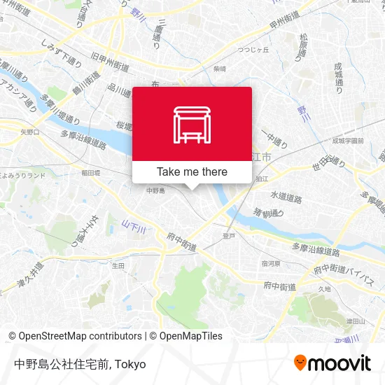 中野島公社住宅前 map