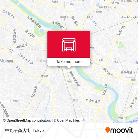 中丸子商店街 map