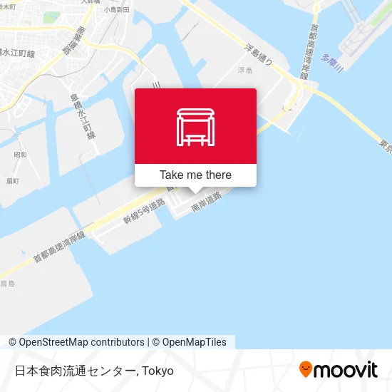 日本食肉流通センター map