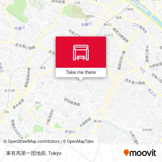 Higashi-Arima First Housing Complex map