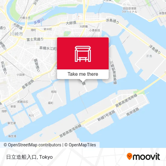 日立造船入口 map