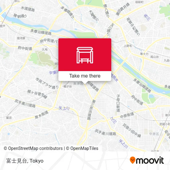 富士見台 map