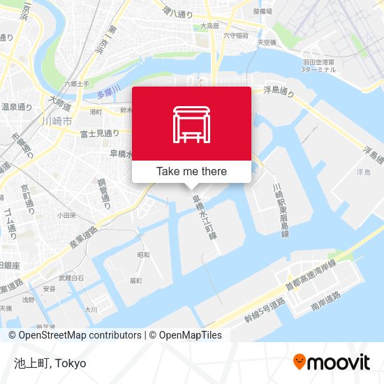 池上町 map