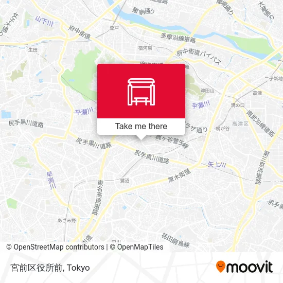 Miyamae Ward Office Front map