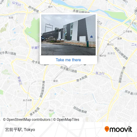宮前平駅 map