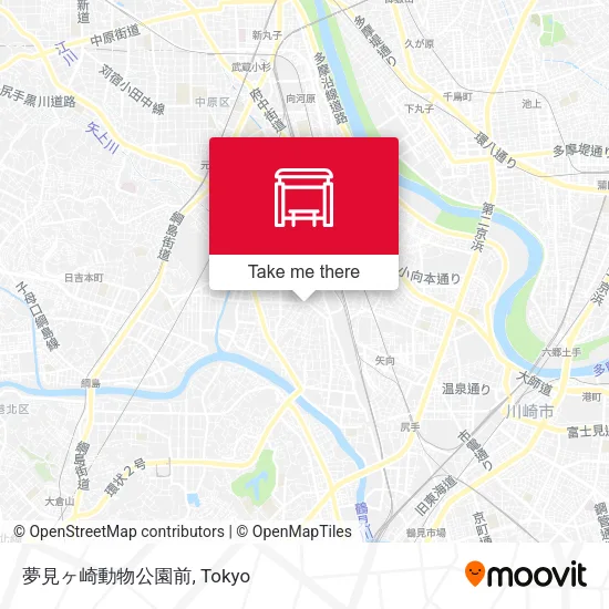 夢見ヶ崎動物公園前 map