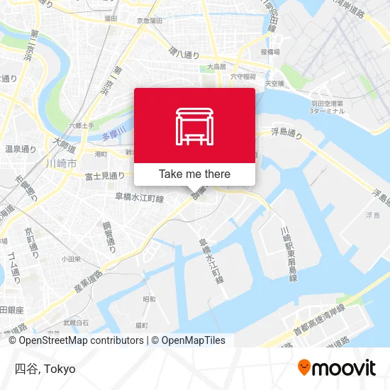 四谷 map
