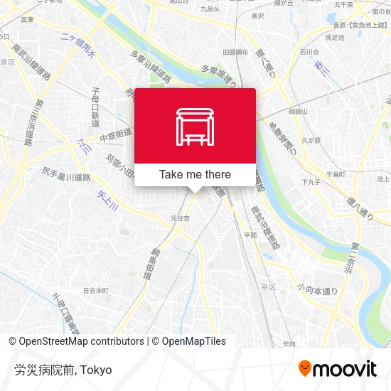 Workers' Accident Hospital map