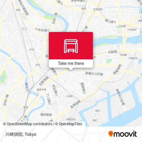 川崎病院 map